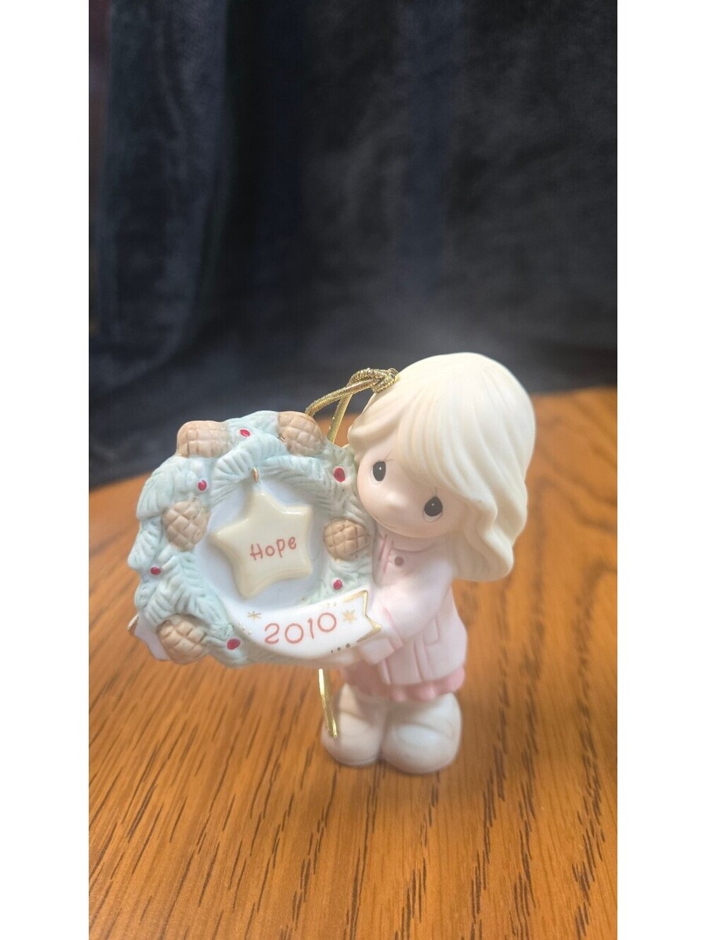 Precious Moments 2010 Hope Christmas Ornament Figurine